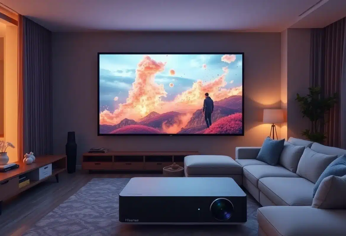 Le Hisense C1 : un vidéoprojecteur 4K compact incroyable